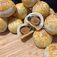 蛋黄酥第一次做就成功的做法图解21