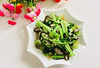 香菇炒青菜的做法