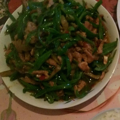 榨菜青椒肉丝