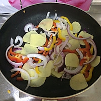 海鲜烤鸡披萨的做法图解2