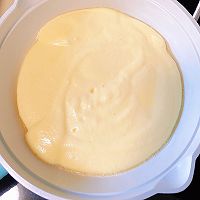 #金龙鱼橄调-橄想橄做#减脂甜品｜平底锅厚松饼的做法图解6