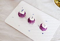仙气满满梦幻小点心-紫薯燕麦球的做法