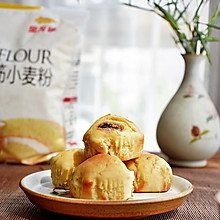 #爱好组-低筋复赛#低脂香蕉松糕