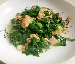 豆腐菜炒鸡蛋——清热解毒补钙，还有维生素。的做法