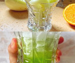 黄瓜香瓜蔬果汁之五的做法