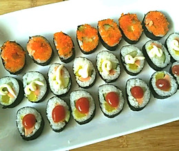 寿司【鱼子，沙拉】的做法