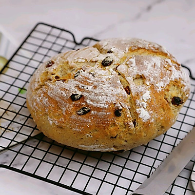 乡村葡萄干软欧包