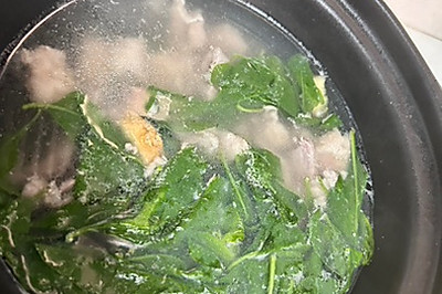 广东靓汤，枸杞叶瘦肉汤，懒人快手汤
