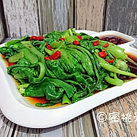 白灼鸡毛菜-素食斋蔬菜减肥轻断食健身-蜜桃爱营养师私厨的做法图解15