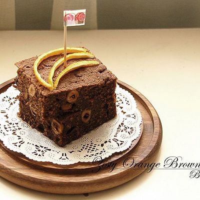 Zesty Orange Brownies