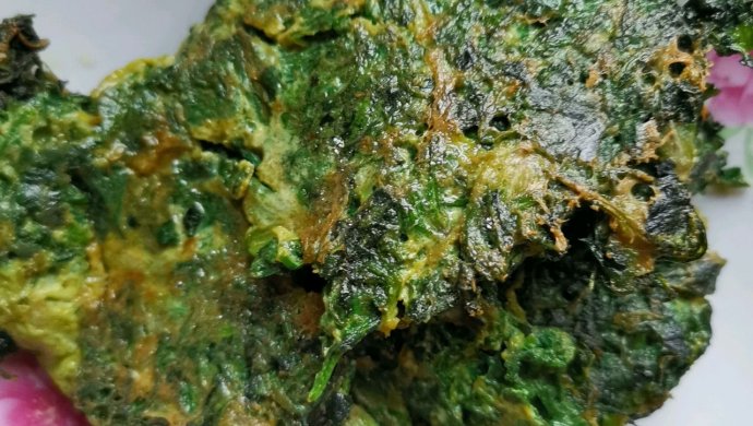 荠菜鸡蛋饼