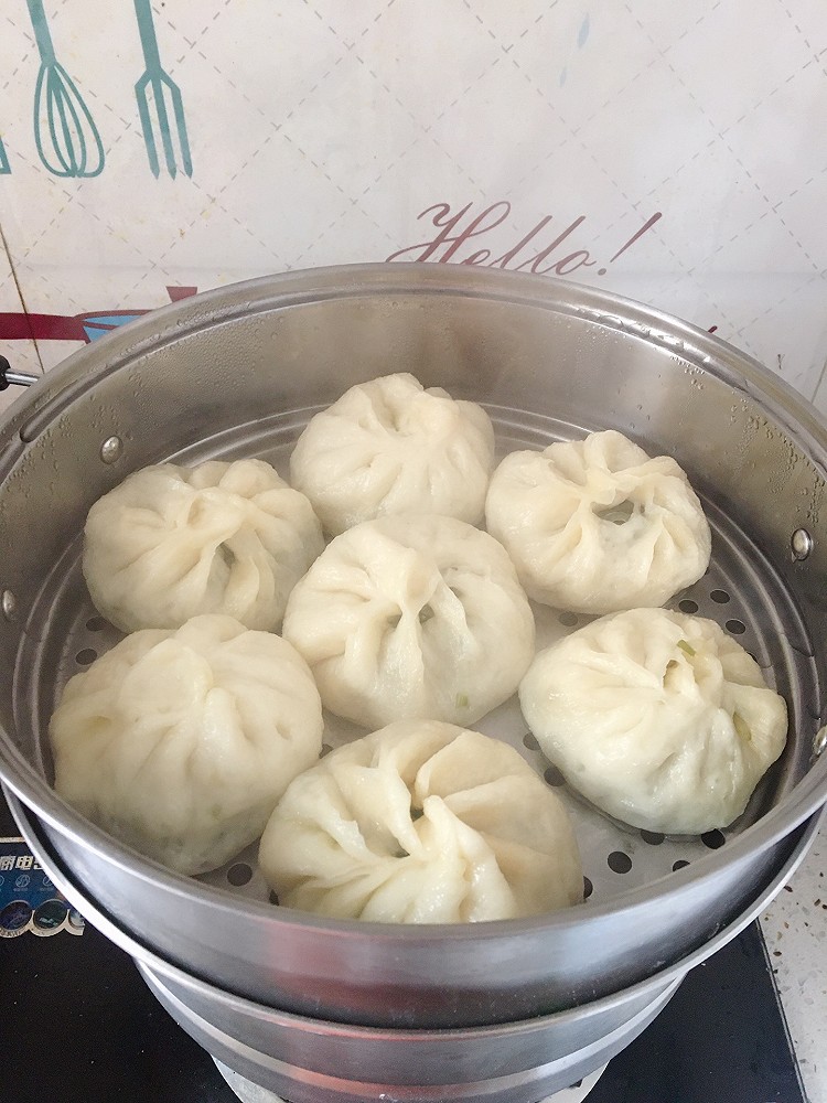 韭菜鸡蛋粉条大包子的做法