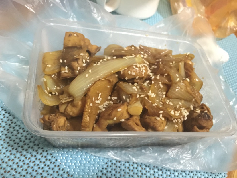 洋葱三杯鸡的做法图解8