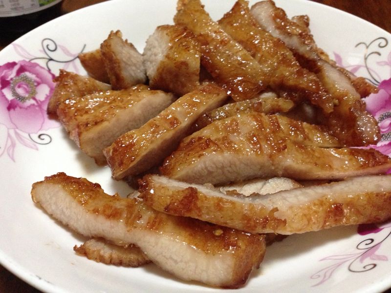 Barbecued pork with honey sauce