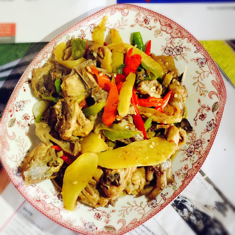 老姜爆子鸡（头伏必备）的做法