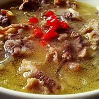酸汤肥牛的做法图解2