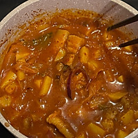 韩国人教的韩式五花肉泡菜汤的做法图解7