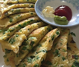 玉米面葱油饼的做法