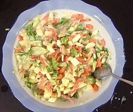 瘦身水果蔬菜沙拉的做法