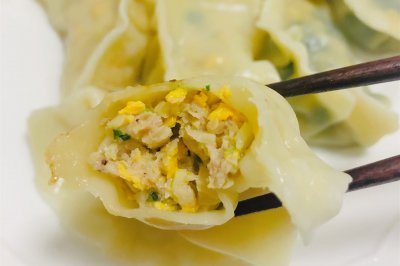 鲜美可口的春笋鲜肉水饺