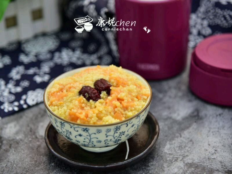 Sweet potato millet porridge