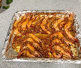 蒜香烤虾，简单开胃菜的做法