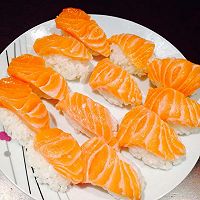 一条三文鱼的20种不同吃法（寿司、生于片、鱼头汤）的做法图解14