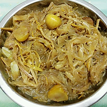 黄花菜板栗炒粉丝