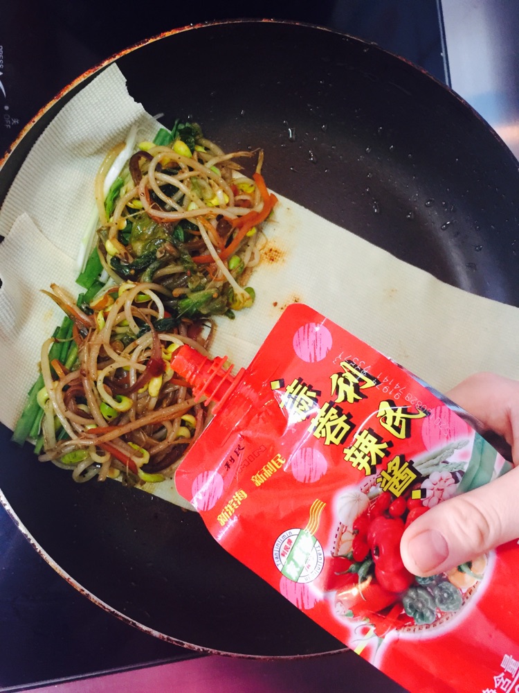 黄金素卷（豆皮时蔬卷）的做法图解6