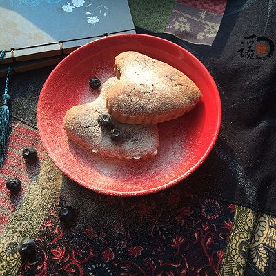 心形蓝莓蛋糕