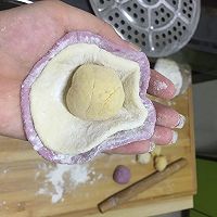 帆妈三色开口馒头的做法图解6