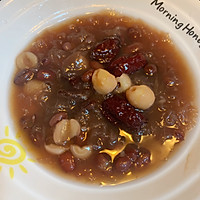 红枣红豆莲子银耳羹快手宵夜下午茶糖水的做法图解6