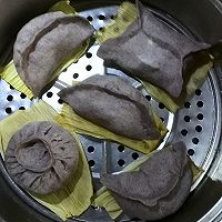 紫米青椒肉丁包子的做法图解12