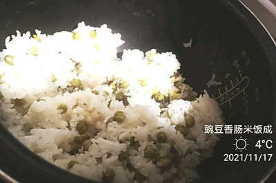 豌豆香肠米饭