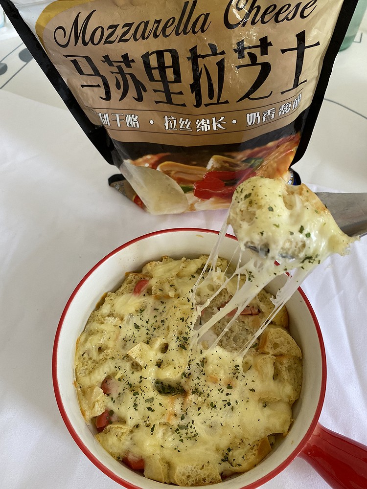 蒜香芝士焗吐司面包的做法