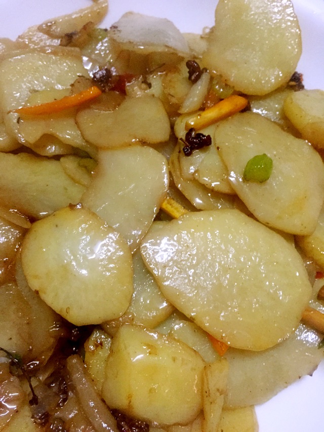 酸辣土豆片的做法图解7