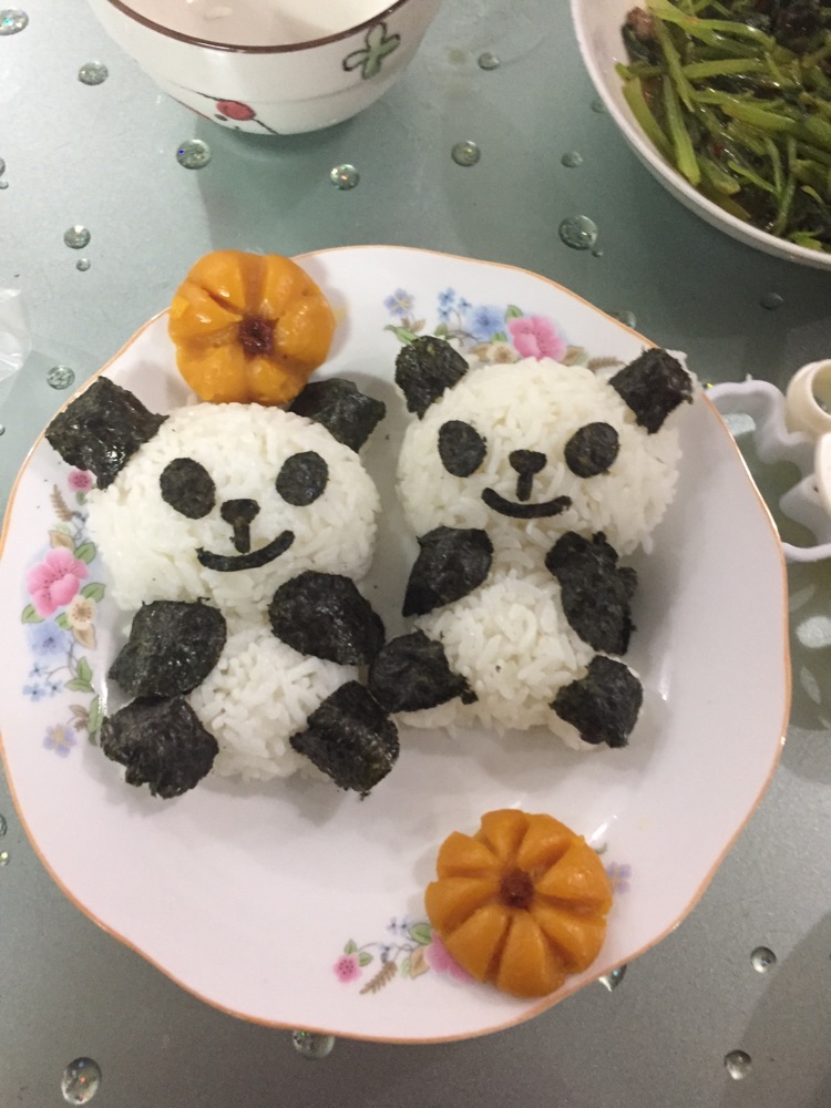 南瓜地里戏熊猫的做法图解2