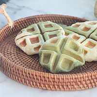 #甜蜜暖冬，“焙”感幸福# 双色华夫饼（发酵版）的做法图解10