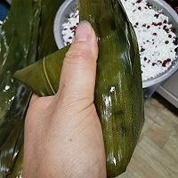 赤豆红枣粽的做法图解9
