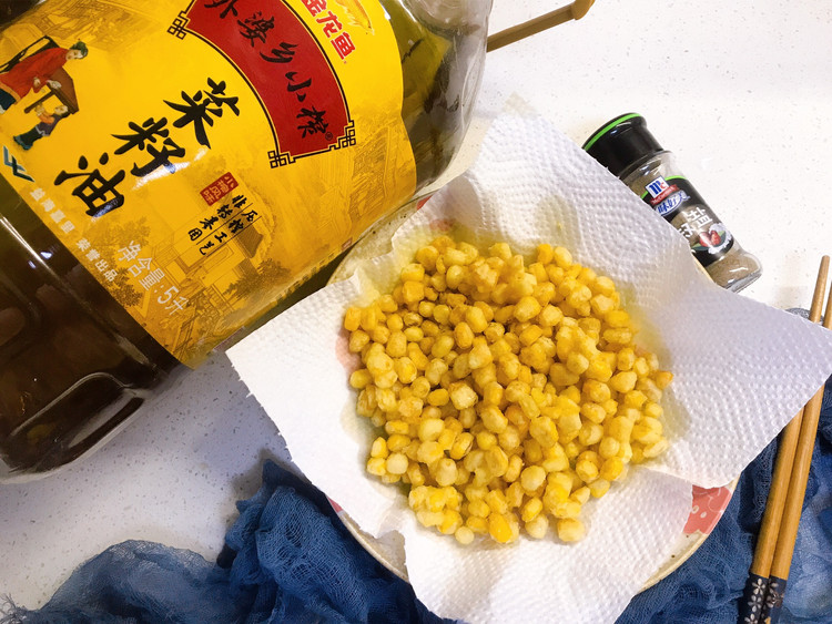 椒盐玉米粒的做法