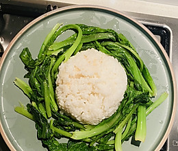 最爱晚餐：白米饭配炒青菜的做法