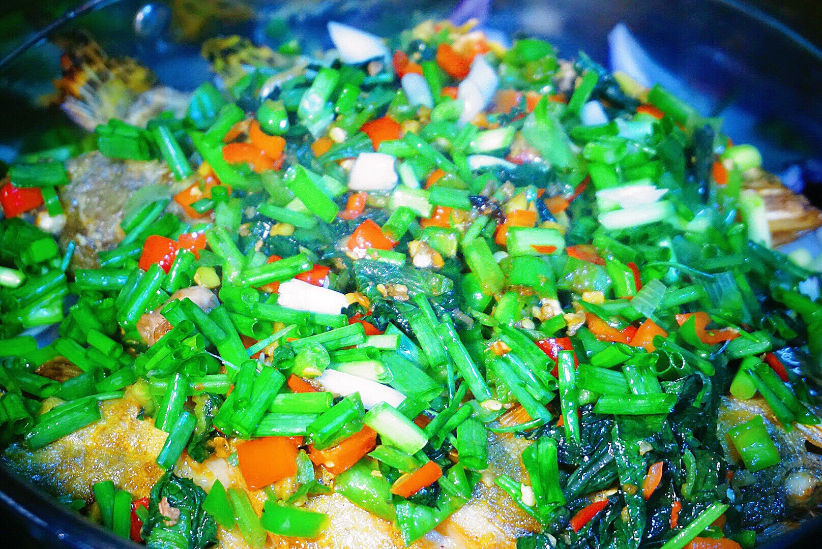 Mandarin fish in dry pot