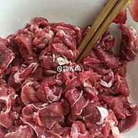 芥兰酸菜牛肉饭的做法图解3