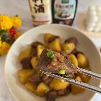 #黄河路美食#羊肉炖土豆的做法图解13