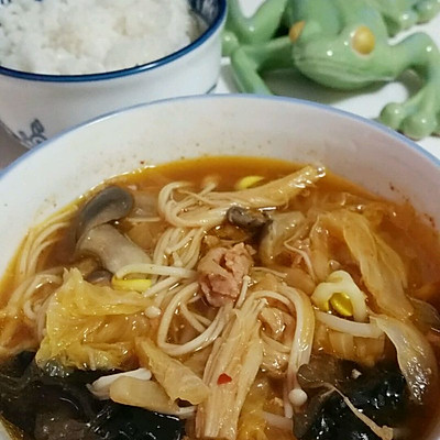 泡菜牛肉汤