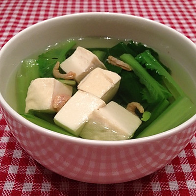 小白菜豆腐汤