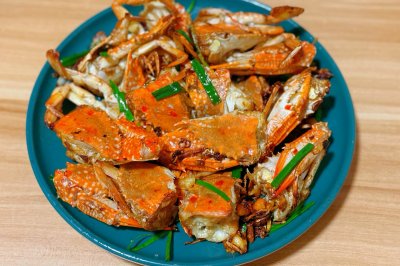 葱姜炒蟹
