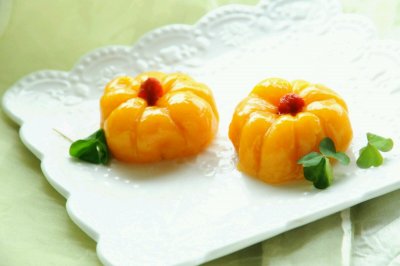 李孃孃爱厨房之——芒果糯米小南瓜