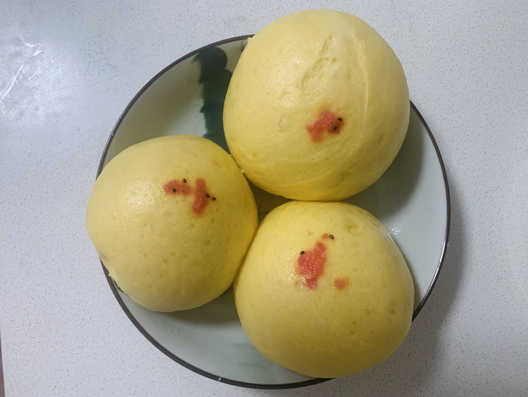 南瓜豆沙包的做法