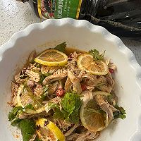 #珍选捞汁 健康轻食季#柠檬手撕鸡 酸辣开胃又好吃的做法图解8